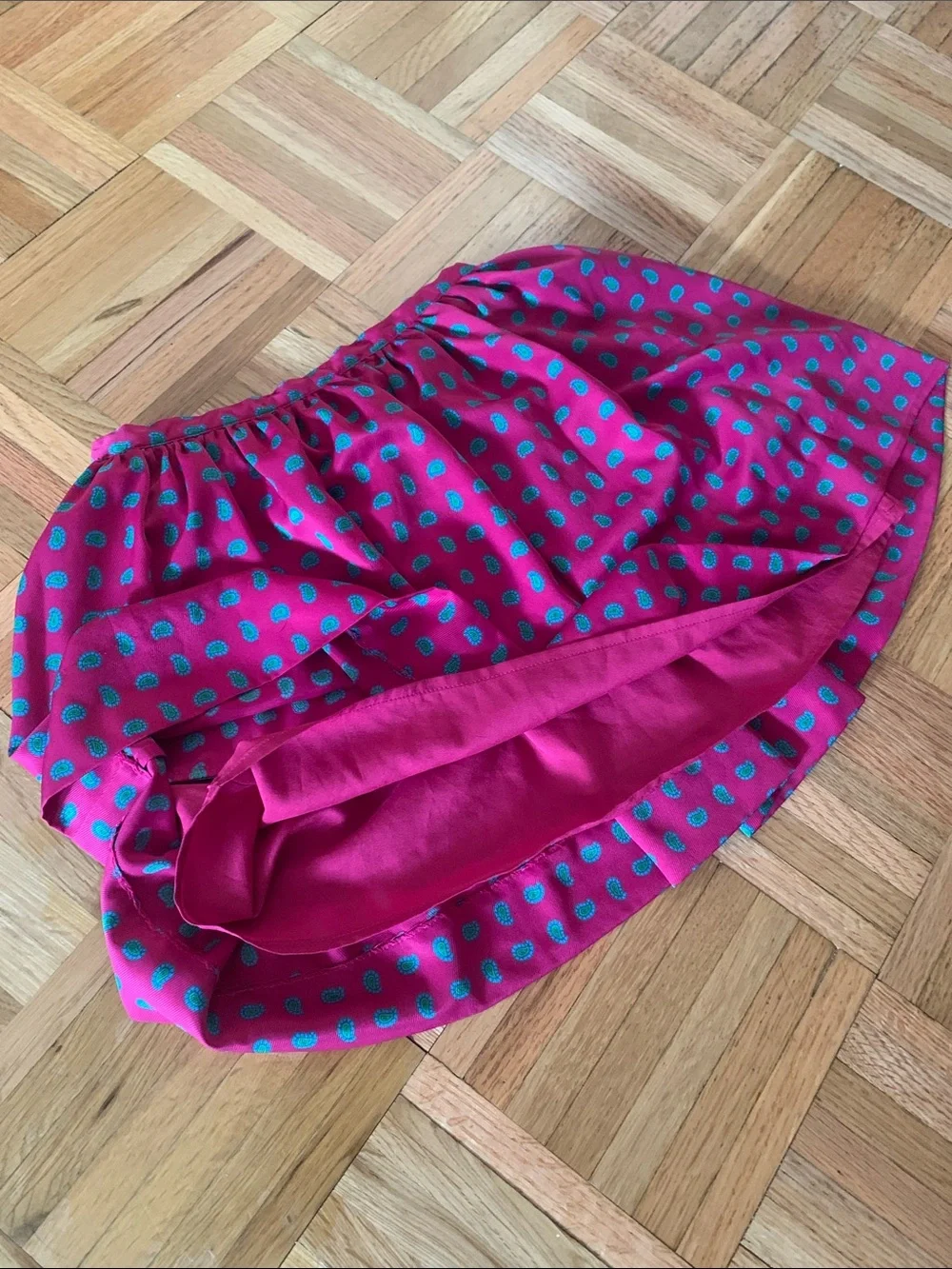 Ralph Lauren Paisley Patterned Skirt - Girls Size Small (7)
